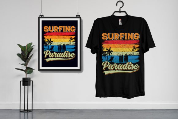 Download Surfing T-shirt Design - Premium Resources