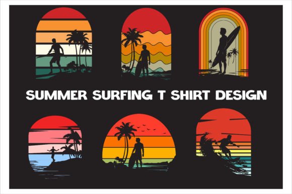 Download Summer Surfing T Shirt Design, - Premium Resources