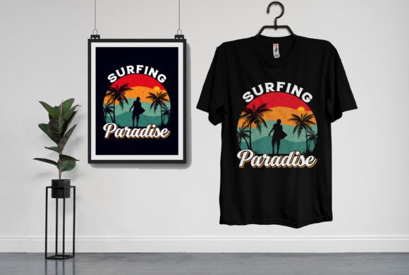 Download Surfing T-shirt Design - Premium Resources