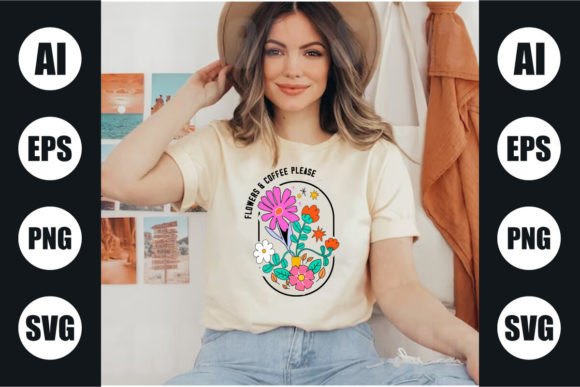 Download Best Women's Flower T-Shirt Design - Flower Collection