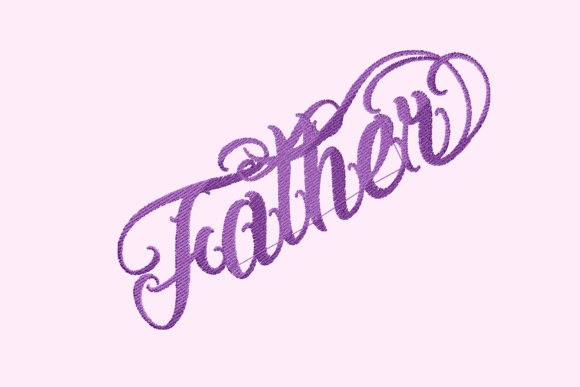 Download Father Vintage Lettering - Father Collection