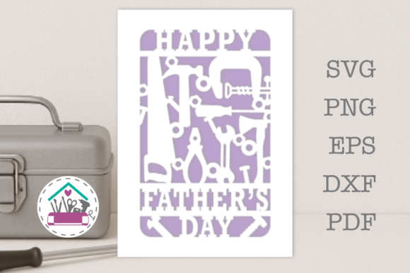 Download Fathers Day Tool Card DIY Dad SVG Cut - Father Collection