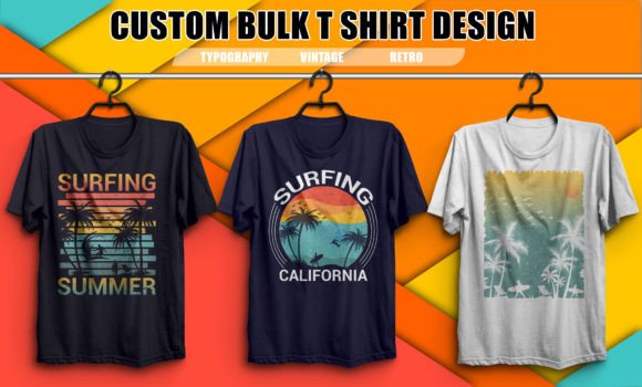 Download Surfing T-Shirt Design New Bundle - Premium Bundle