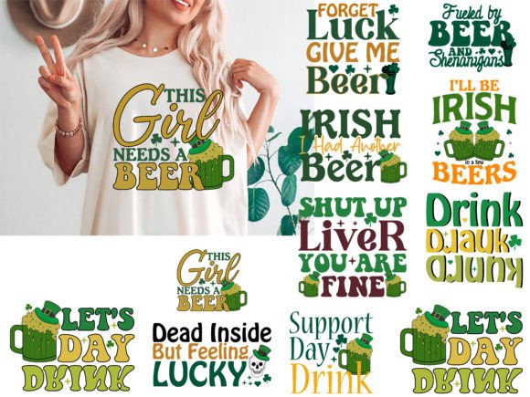 Download Lucky St. Patrick's Day T-shirt Bundle - Lucky Collection
