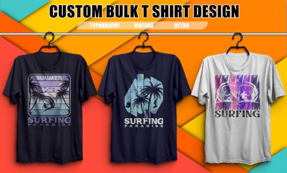 Download Retro Surfing Tshirt Bundle Design - Premium Resources