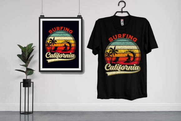Download Surfing T-shirt Design - Premium Resources