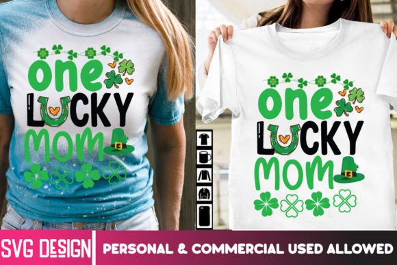 Download One Lucky Mom SVG Cut File - Lucky Collection