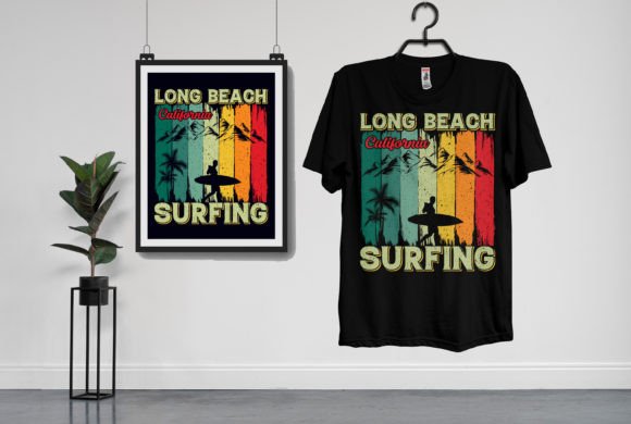 Download Surfing T-shirt Design - Premium Resources